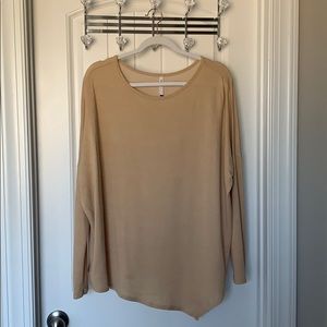 Camel colored sweater Large